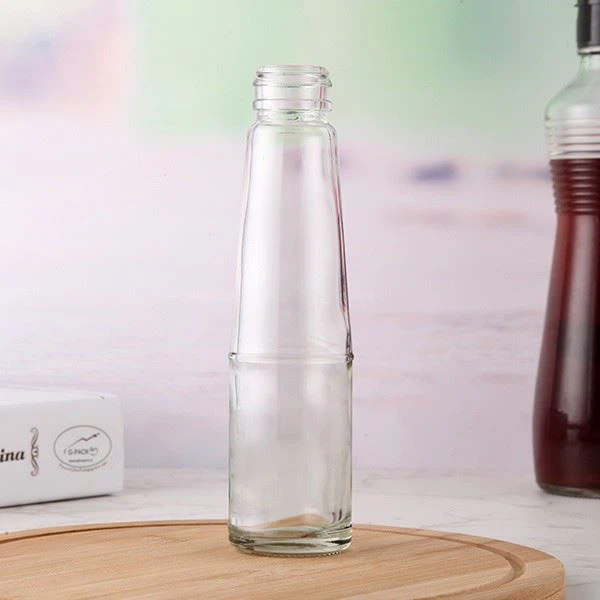 300ml Glass Bottle Spice Bottle For Sauce, Oil Bottle With Cap