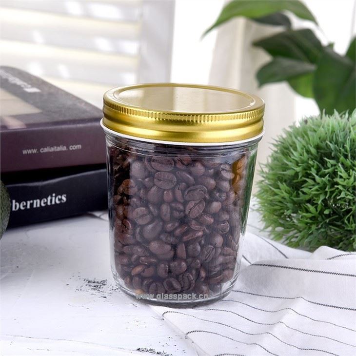 Round Glass Jam Jar
